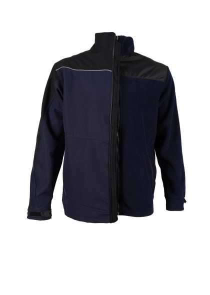 Lacivert Softshell İş Montu