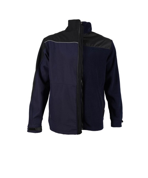 Lacivert Softshell İş Montu