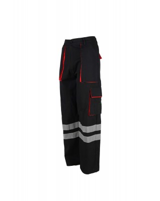 Reflektörlü Lacivert İş Pantolonu
