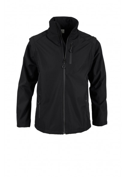 Siyah Softshell İş Montu