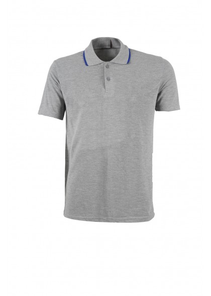 Polo Yaka Gri İş Tişörtü