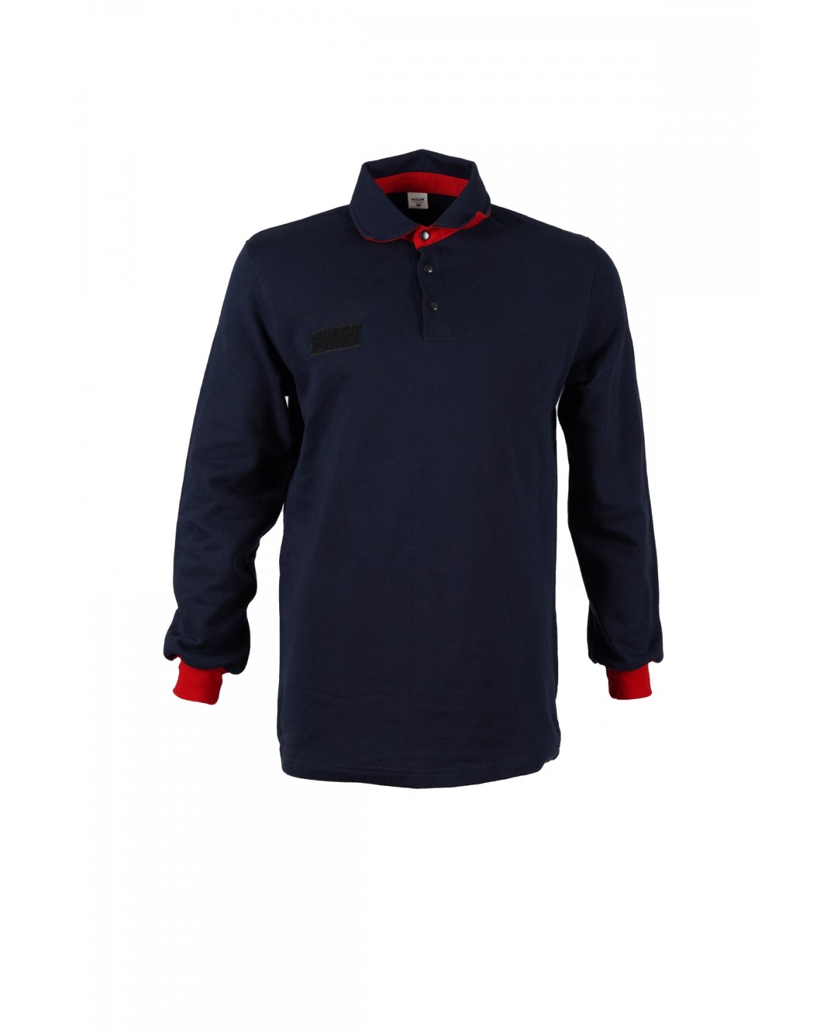 Polo Yaka Lacivert Sweatshirt