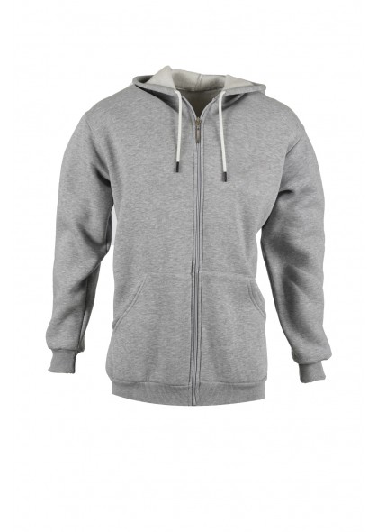 Gri Kapüşonlu Sweatshirt