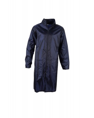 Navy Blue Work Raincoat