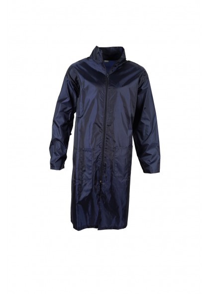 Navy Blue Work Raincoat